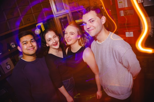 Photo of the 'Fun in Moderation' sketch comedy cast backstage